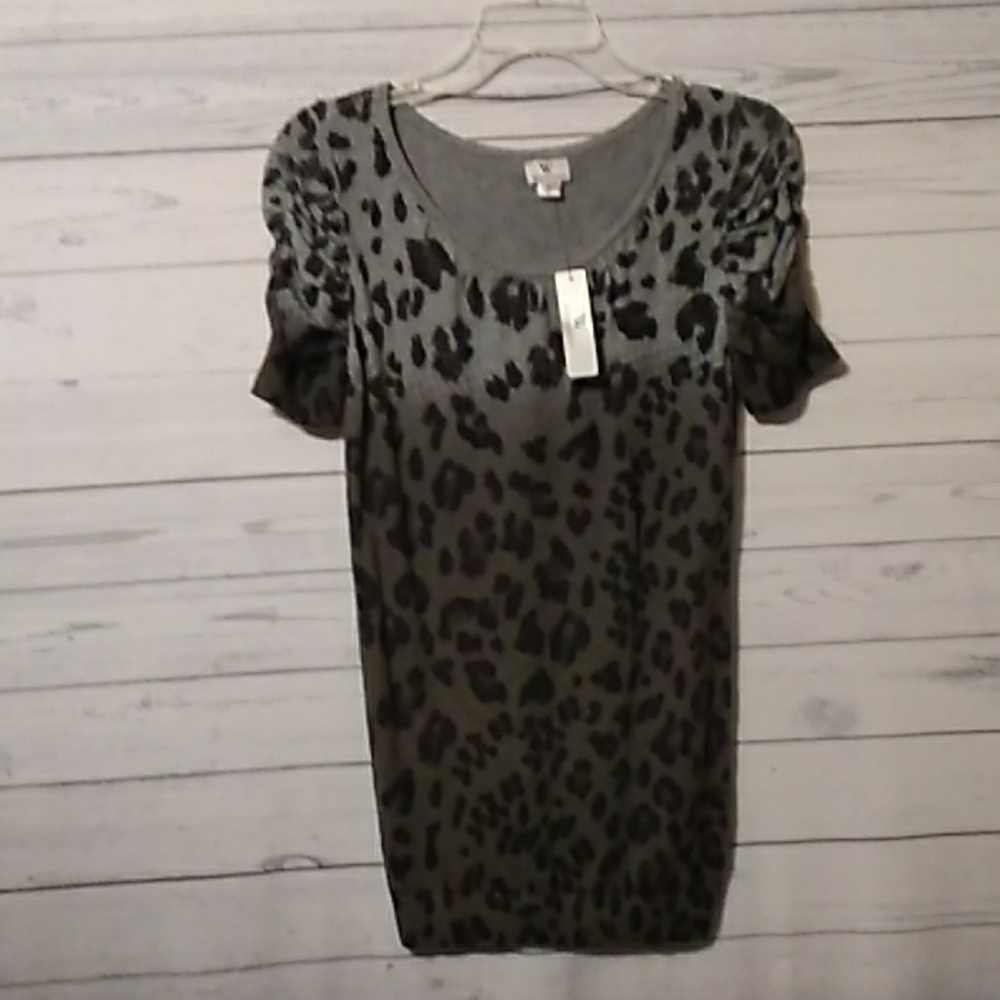 Worthington animal ombre print top size small 0157
